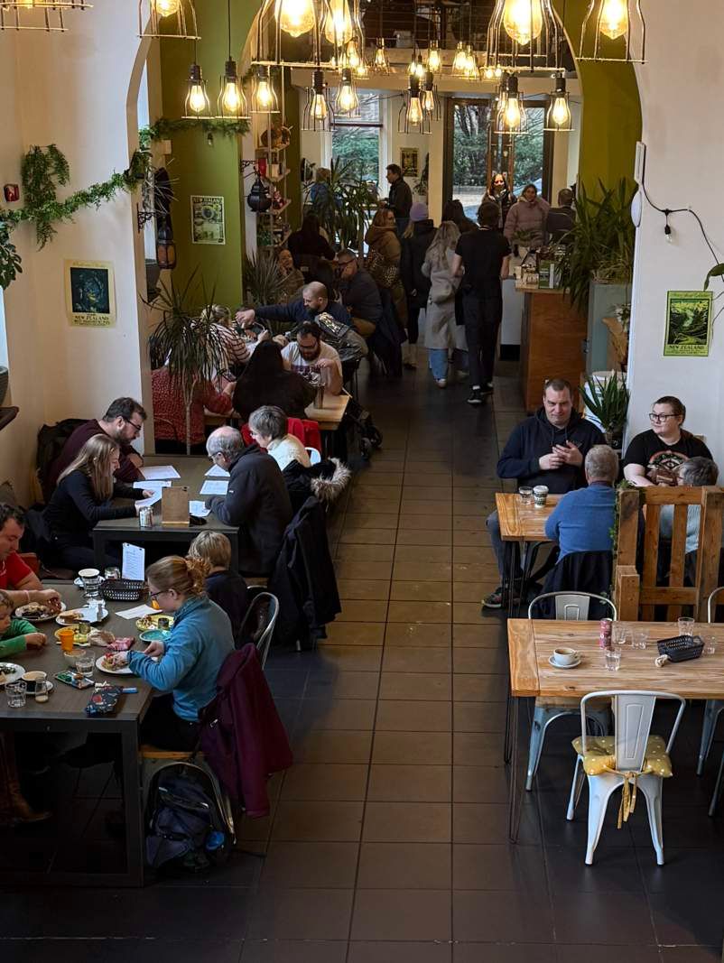 Inside The Bach restaurant in Dundee — relaxed dining with fire cooking and craft beer